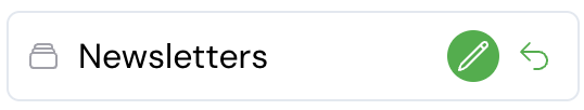 Clicking the edit button on a collection